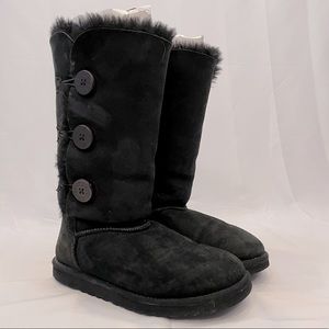 Black Tall UGG boots